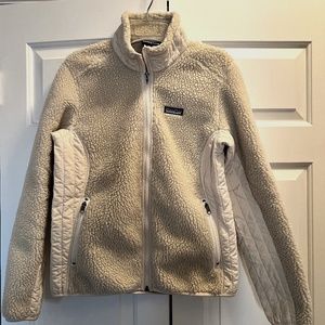 Patagonia Retro X Sherpa Fleece Full Zip Jacket Womens M
